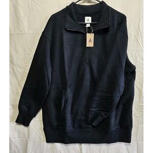 Amazon Essentials Women's XL Sweat Shirt  Pullover 1/4 Zip